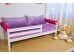 Καναπές κρεβάτι οξιάς Natali σε λευκό χρώμα 