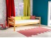 Καναπές κρεβάτι οξιάς Natali σε φυσικό χρώμα