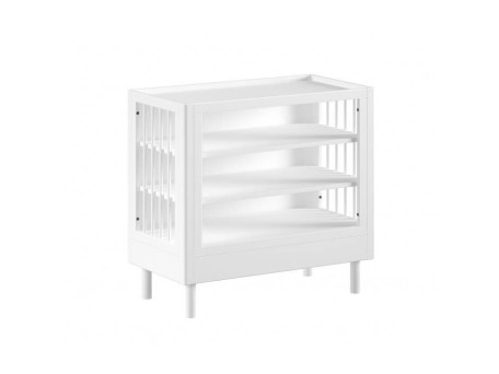 Forrest  Αλλαξιέρα με 2 ράφια ξύλο οξιάς λευκό Forrest  Αλλαξιέρα με 2 ράφια ξύλο οξιάς λευκό