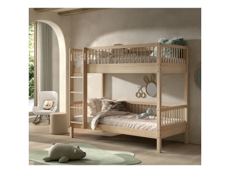 Forrest Κουκέτα από Μασίφ Ξύλο Οξιάς φυσικό