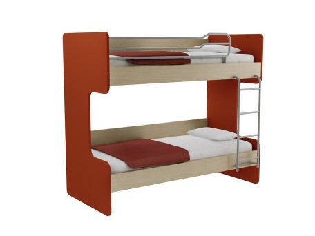 Κουκέτα Obin δρυς/κόκκινο Κουκέτα Obin δρυς/κόκκινο