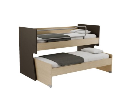 Κουκέτα χαμηλή Bee δρυς/ανθρακί Κουκέτα χαμηλή Bee δρυς/ανθρακί