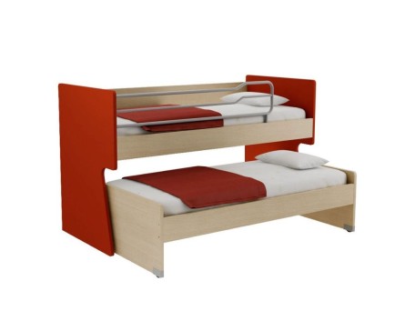 Κουκέτα χαμηλή Bee δρυς/κόκκινο Κουκέτα χαμηλή Bee δρυς/κόκκινο