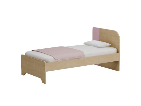 Μονό Κρεβάτι Duomo δρυς/λιλά Μονό Κρεβάτι Duomo δρυς/λιλά