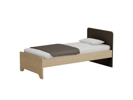 Μονό Κρεβάτι Econd δρυς/ανθρακί Μονό Κρεβάτι Econd δρυς/ανθρακί