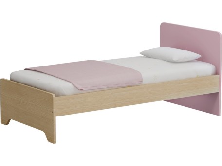 Μονό Κρεβάτι Econd δρυς/λιλά Μονό Κρεβάτι Econd δρυς/λιλά