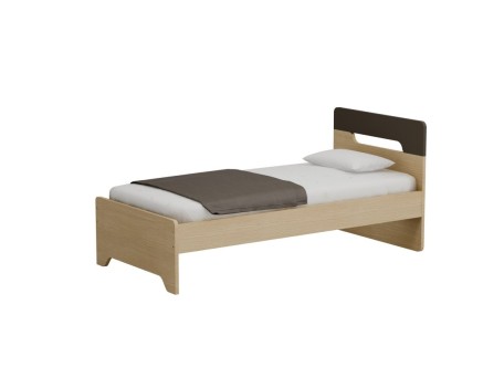 Μονό Κρεβάτι Oppo δρυς/ανθρακί Μονό Κρεβάτι Oppo δρυς/ανθρακί