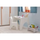 Καρεκλάκι Klips ρυθμιζόμενο  σε λευκό χρώμα  Pinio