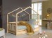 Παιδικός καναπές  κρεβάτι σπιτάκι Dallas Tree Rail φυσικό