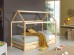 Παιδικό κρεβάτι σπιτάκι Dallas classic Φυσικό