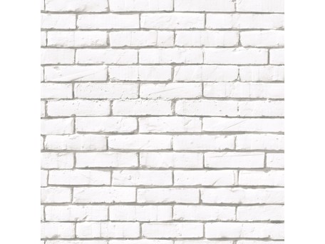 Ταπετσαρία Τοίχου Brick Wall White