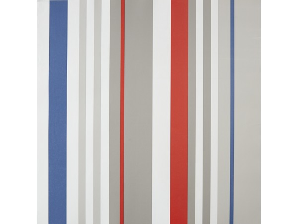 Ταπετσαρία Τοίχου Rayure Blue-Red