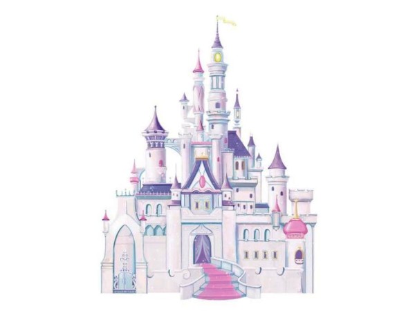 Αυτοκόλλητο Princess Castle glitter